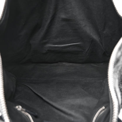 Balenciaga Agneau Giant 21 Silver Hardware Weekender Black 5 of 13