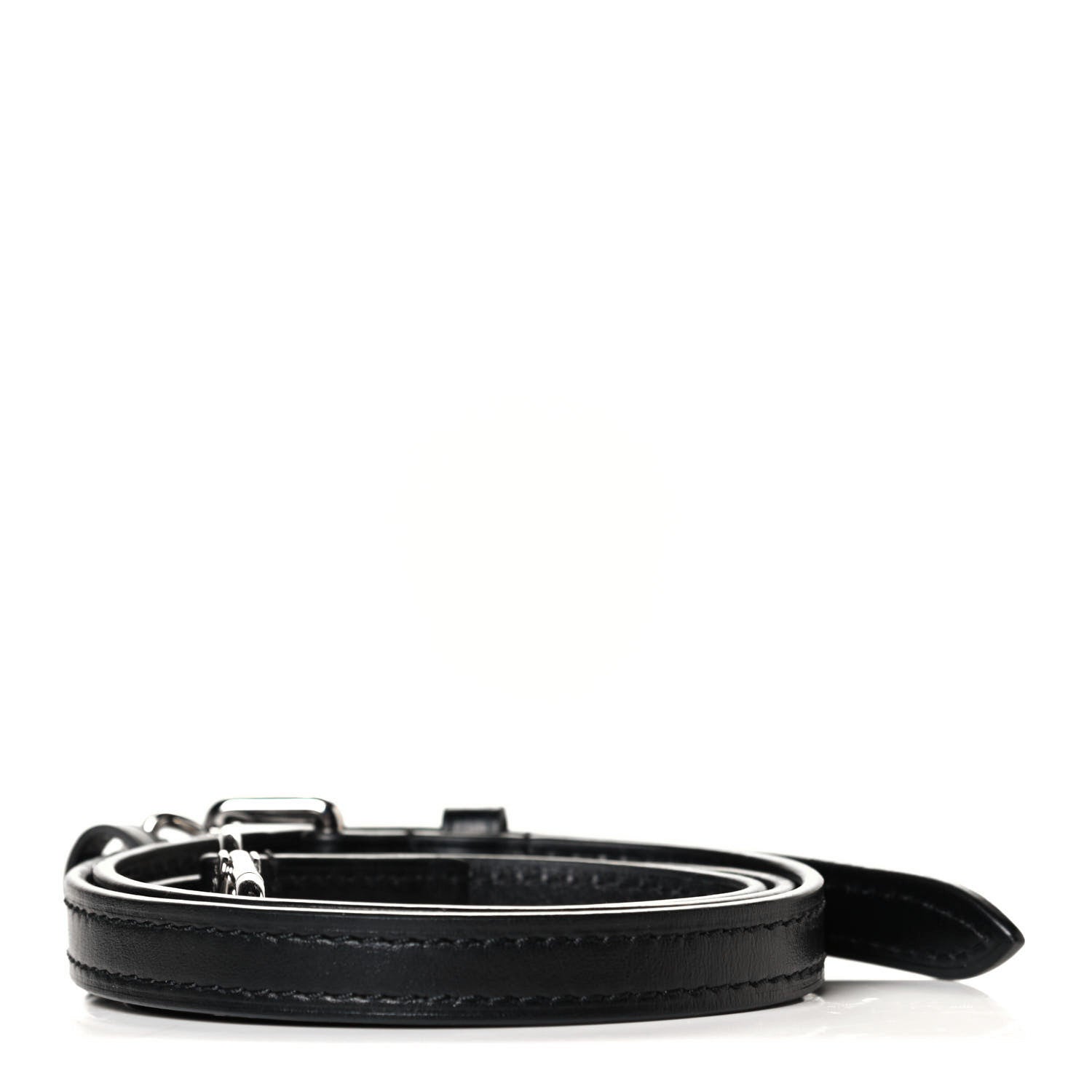 Louis Vuitton Calfskin 20mm Adjustable Shoulder Strap Black 2 of 4