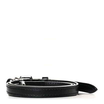 Louis Vuitton Calfskin 20mm Adjustable Shoulder Strap Black 2 of 4