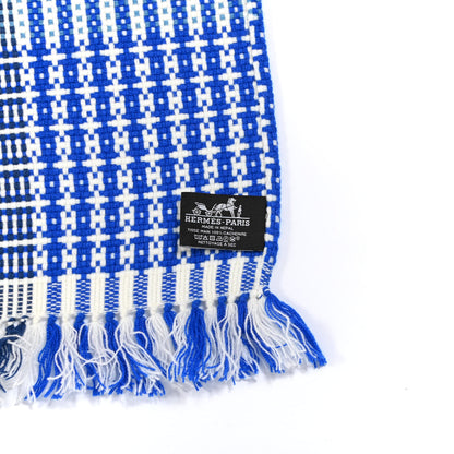 Hermes Cashmere Loom Mosaique Blanket Egee 3 of 4