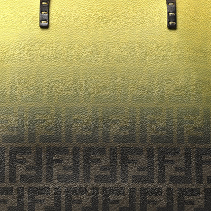 Fendi Zucca Spalmati Ombre Small Roll Tote Tobacco Cedro 8 of 15