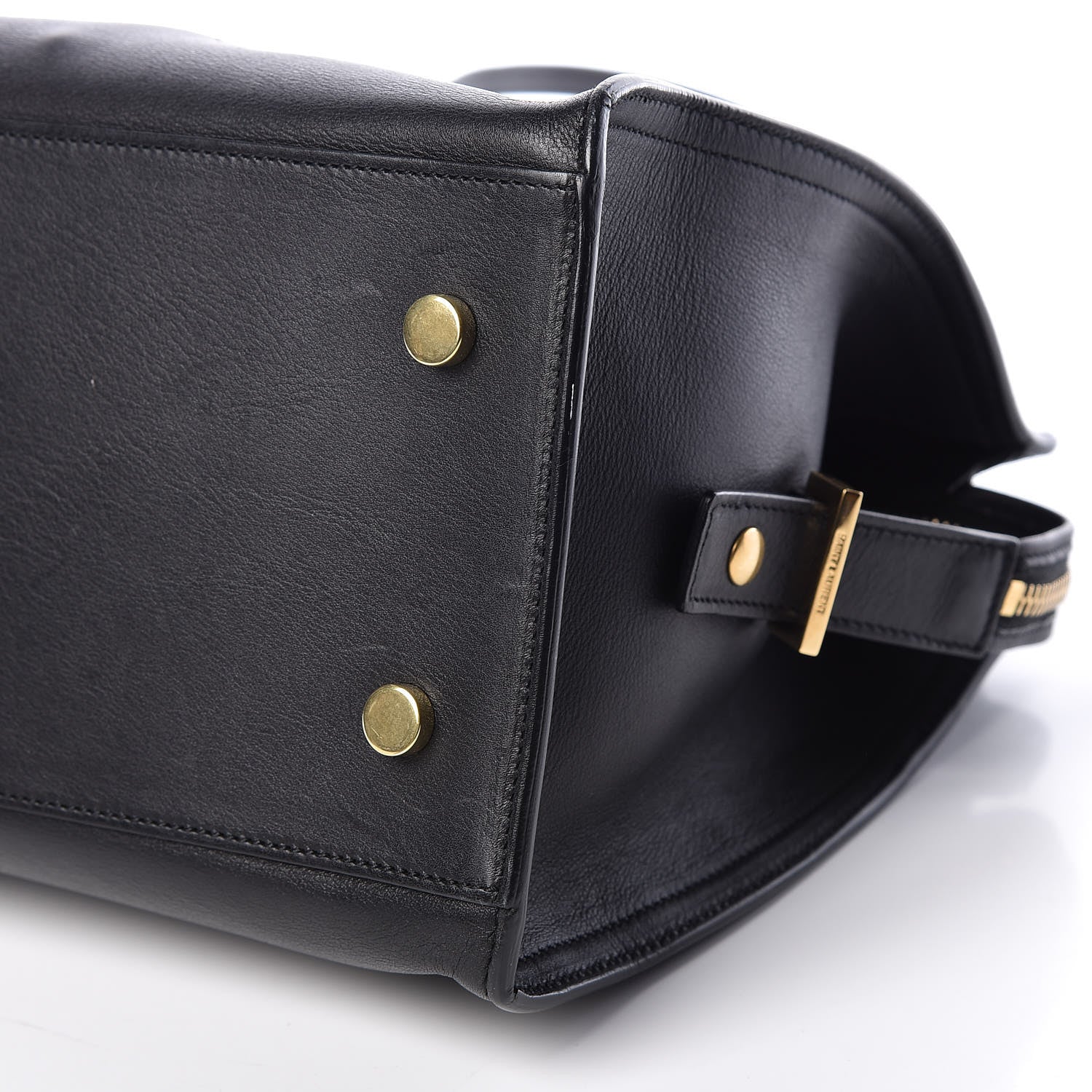 Saint Laurent Smooth Calfskin Small Monogram Cabas Black 9 of 10