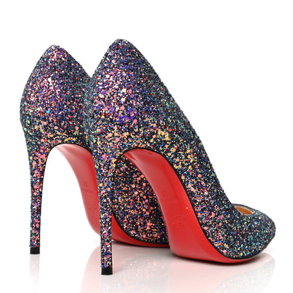 Christian Louboutin Glitter So Kate 120 Pumps 37 Rosette Gold 4 of 7