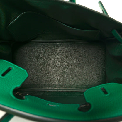 Hermes Togo Verson Birkin 30 Vert Vertigo Vert Fonce 5 of 12