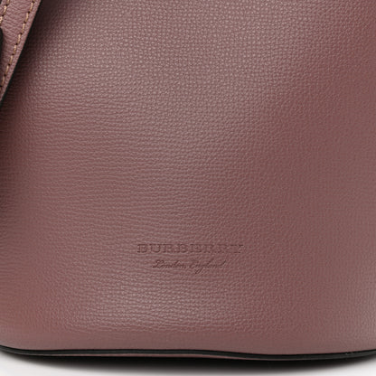 Burberry Haymarket Check Colours Small Lorne Bucket Crossbody Light Elderberry 7 of 12