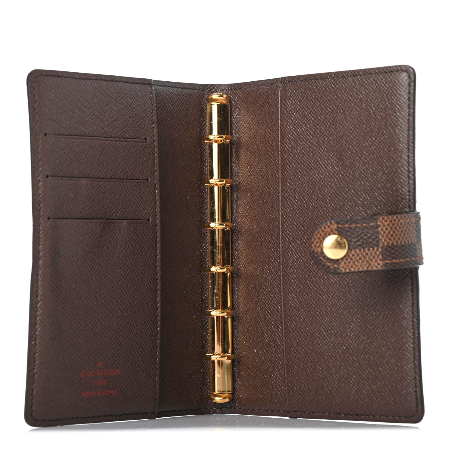 Louis Vuitton Damier Ebene Small Ring Agenda Cover 5 of 7