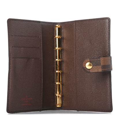 Louis Vuitton Damier Ebene Small Ring Agenda Cover 5 of 7
