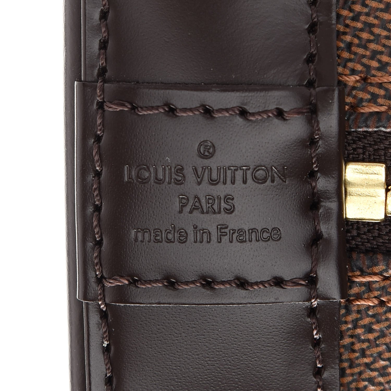 Louis Vuitton Damier Ebene Alma BB 6 of 9
