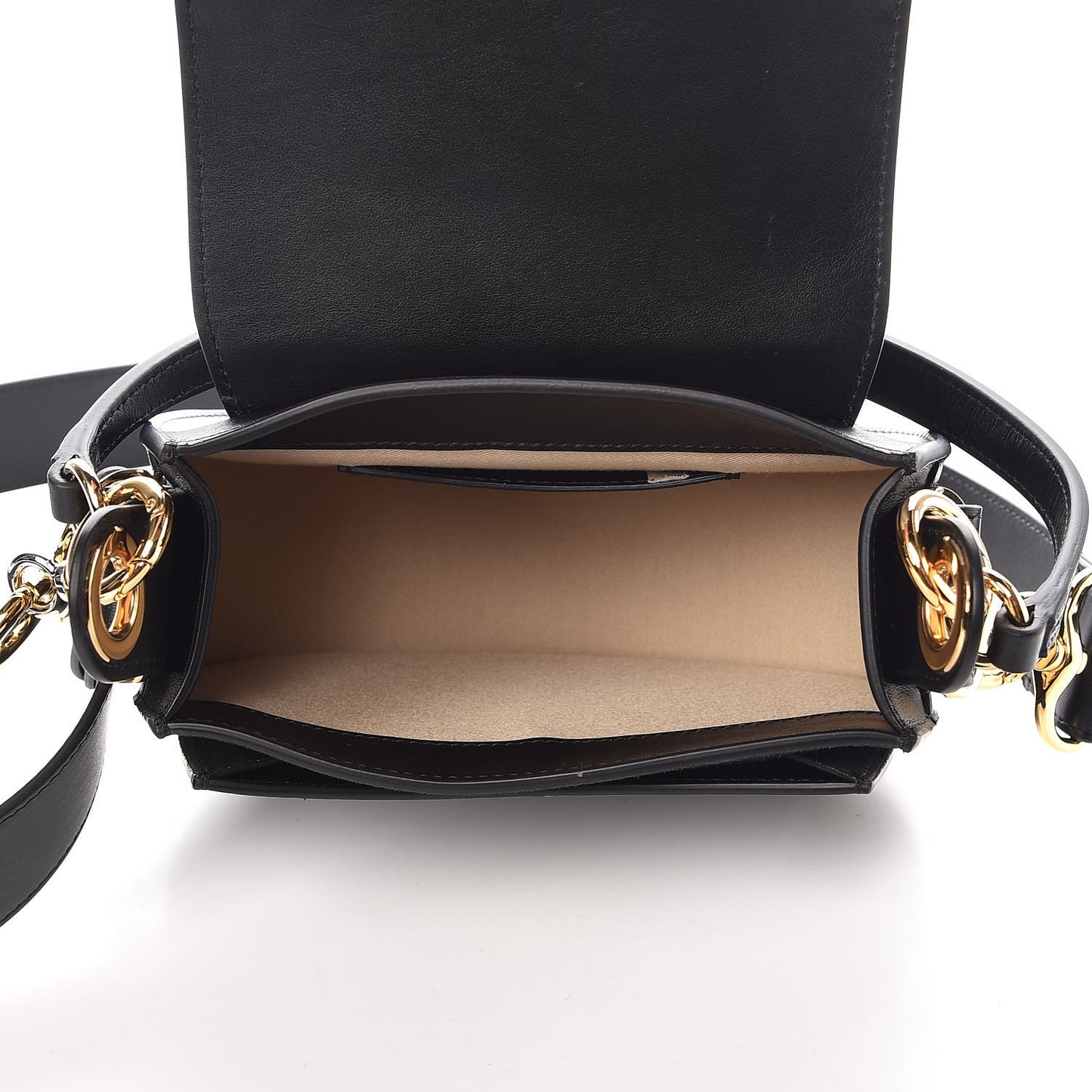 Calfskin Small Tess Bag Black