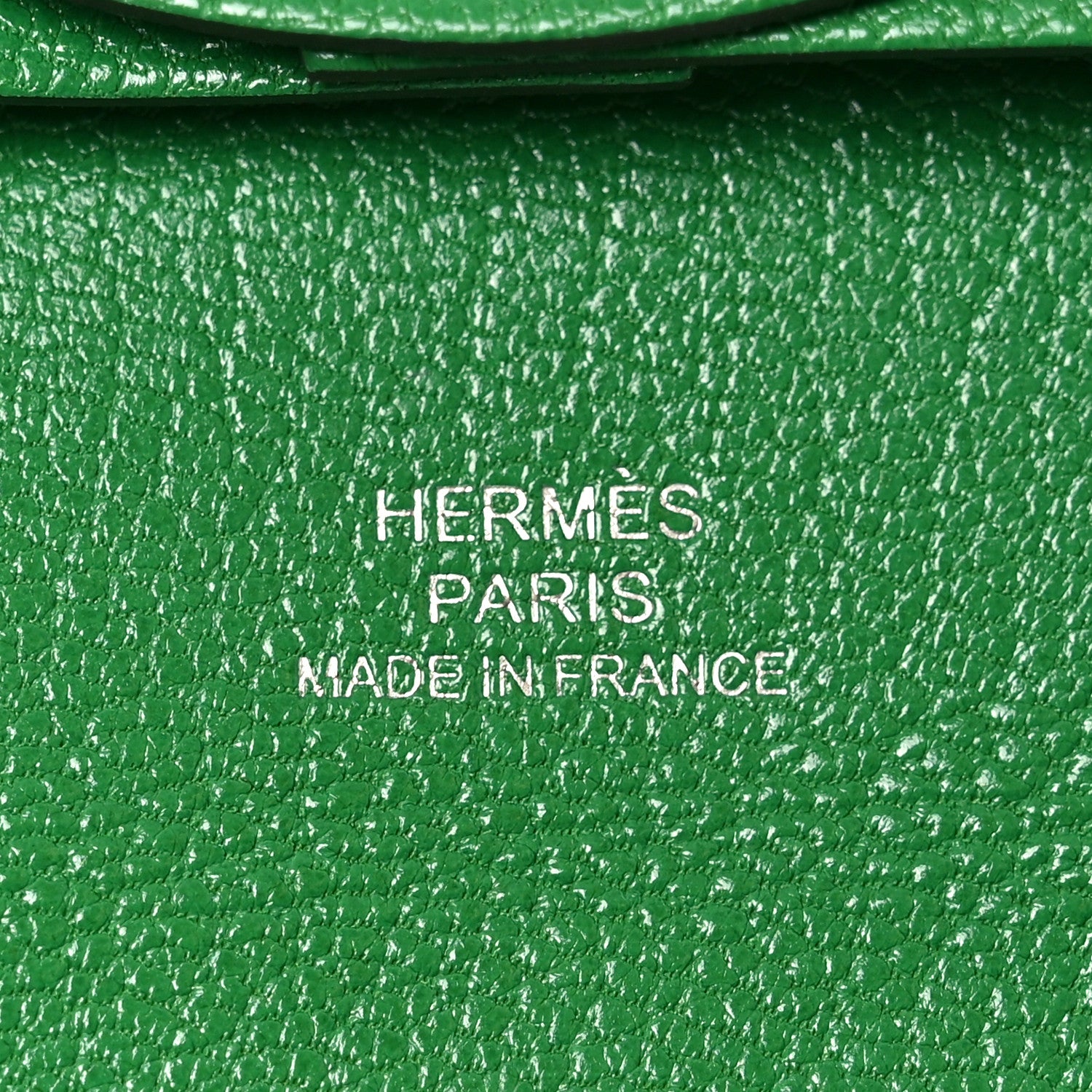 Hermes Chevre Mysore Bastia Coin Purse Bambou 6 of 8