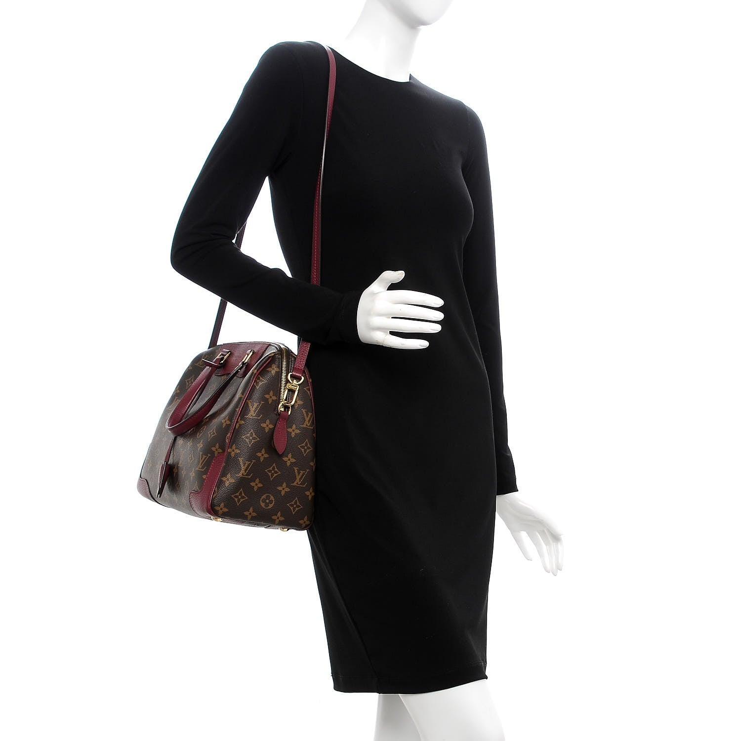 Louis Vuitton Monogram Retiro NM Raisin 2 of 12