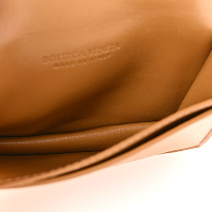 Bottega Veneta Nappa Maxi Intrecciato Card Holder Wallet Caramel 5 of 9