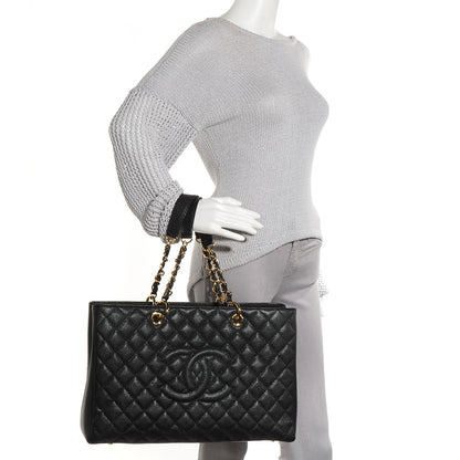 Chanel Caviar XL Grand Shopping Tote GST Black 2 of 8