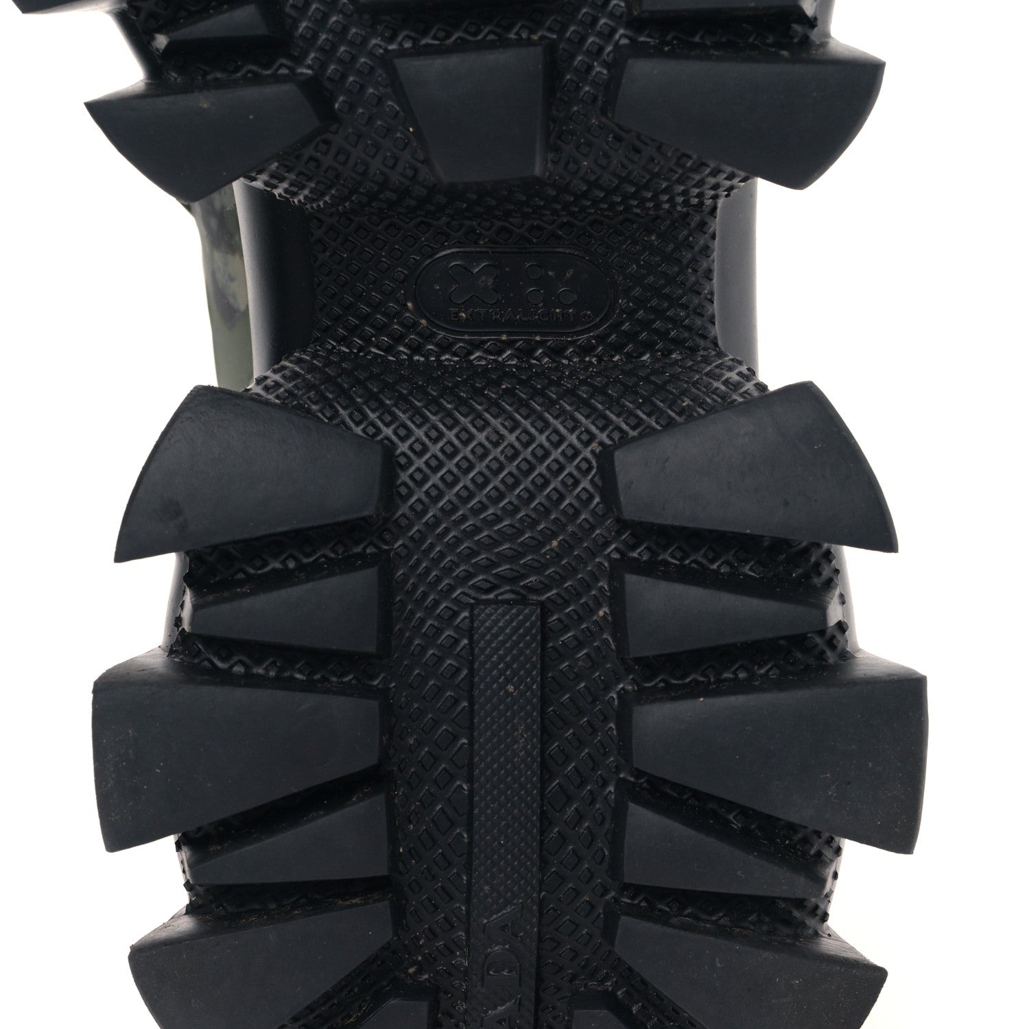 Prada Rubber Knit Fabric Camouflage Mens Cloudbust Thunder Sneakers 7 Militare 6 of 8