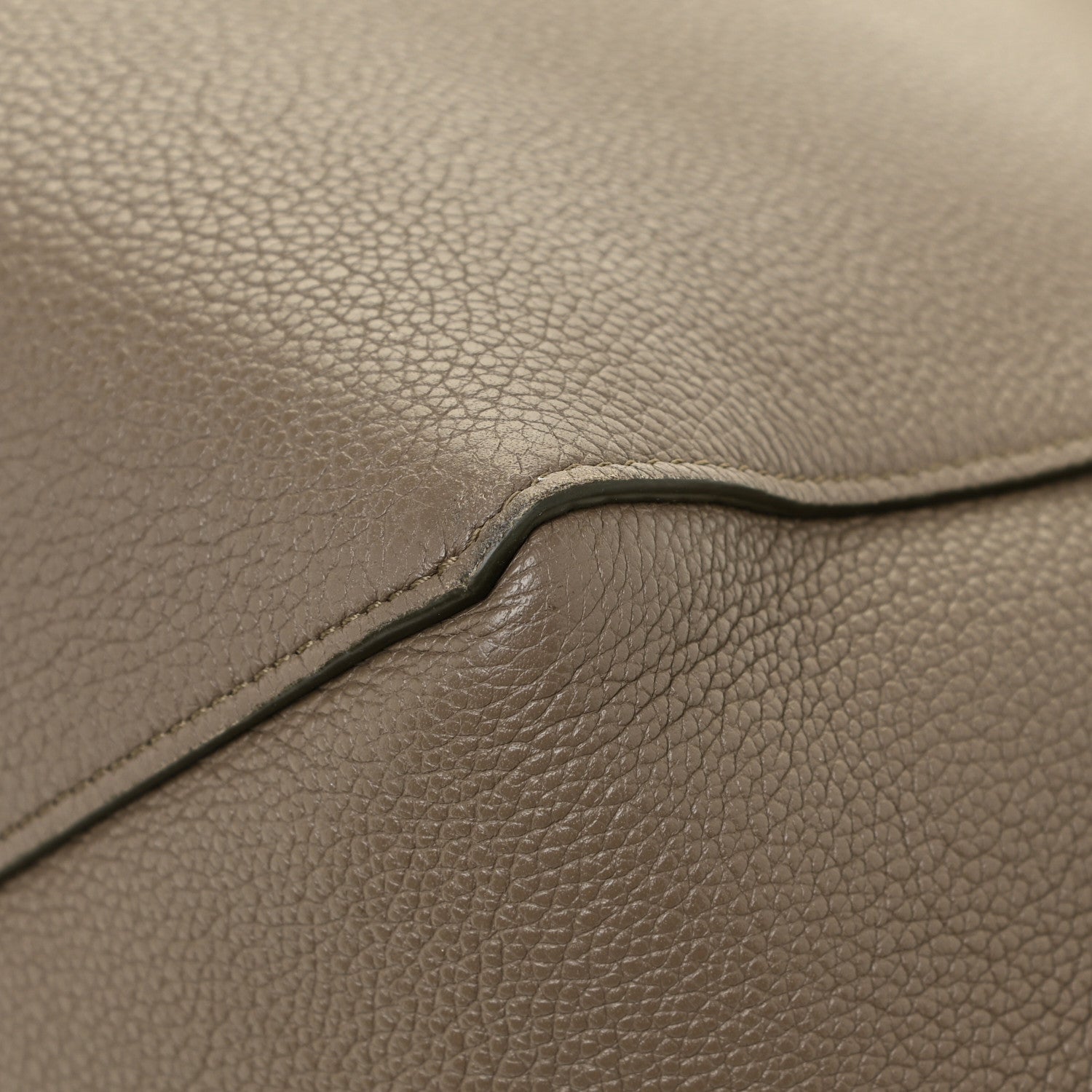 Celine Soft Grained Calfskin Medium Belt Cabas Phantom Taupe 15 of 17