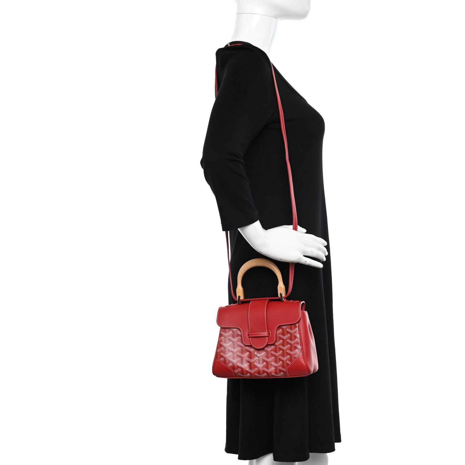 Goyard Goyardine Saigon Mini Red 2 of 10