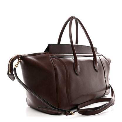 Celine Supple Shiny Lambskin Medium Smiling New Luggage Brick 3 of 11