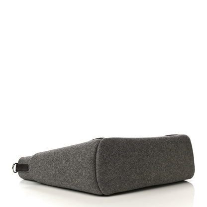 Hermes Felt Sac De Pansage Groom Bag Acier 4 of 15
