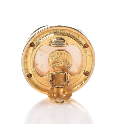 Chanel Pearl CC Clip On Earrings Gold 4 of 8