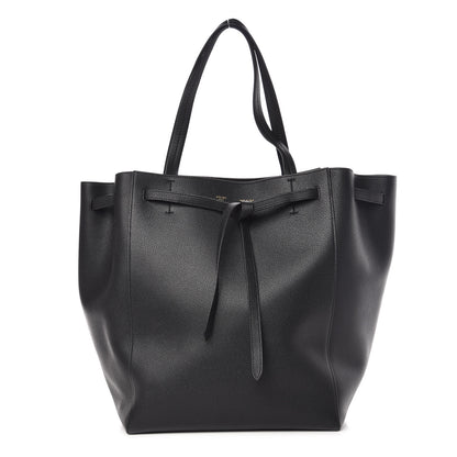 Celine Soft Grained Calfskin Medium Belt Cabas Phantom Black 1 of 9