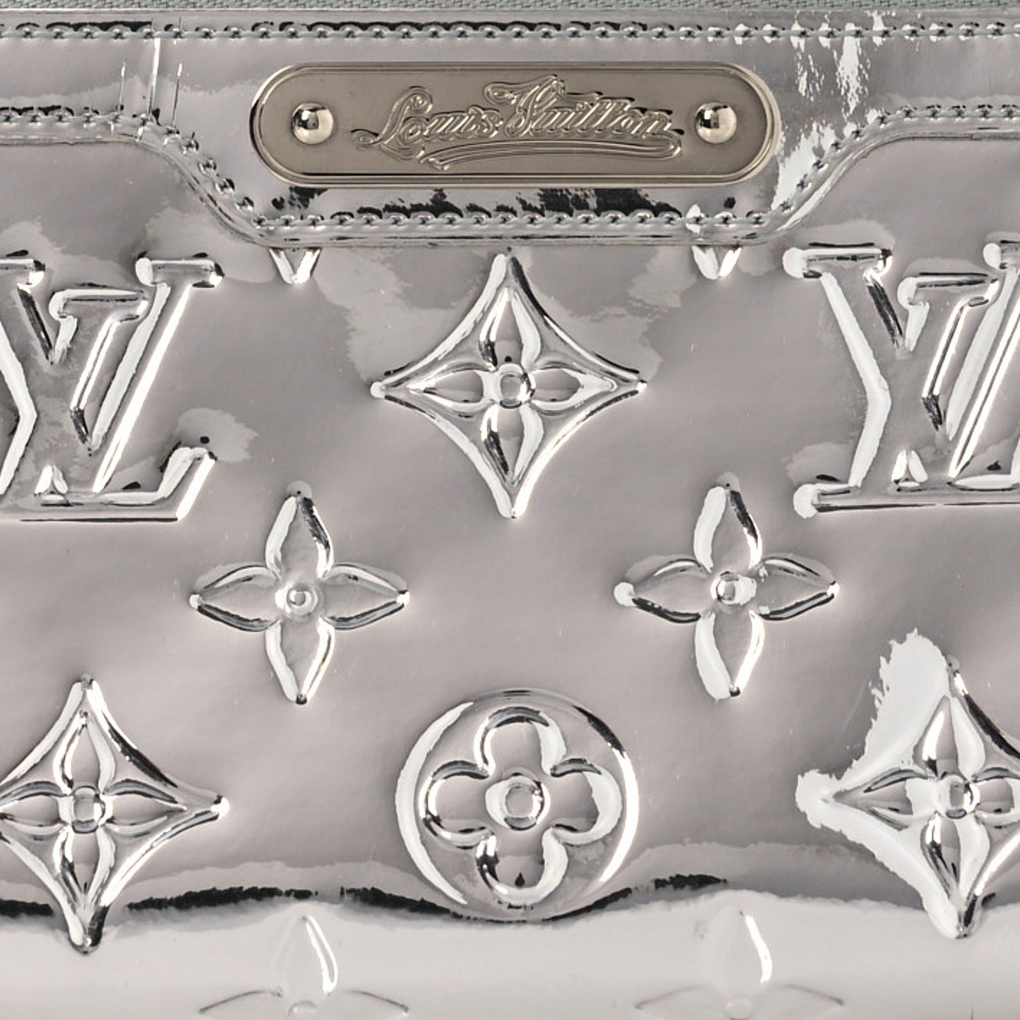 Monogram Miroir Trousse Cosmetic Bag Silver
