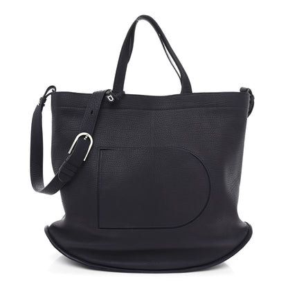 Delvaux Grained Calfskin Le Pin Tote Indigo 1 of 13