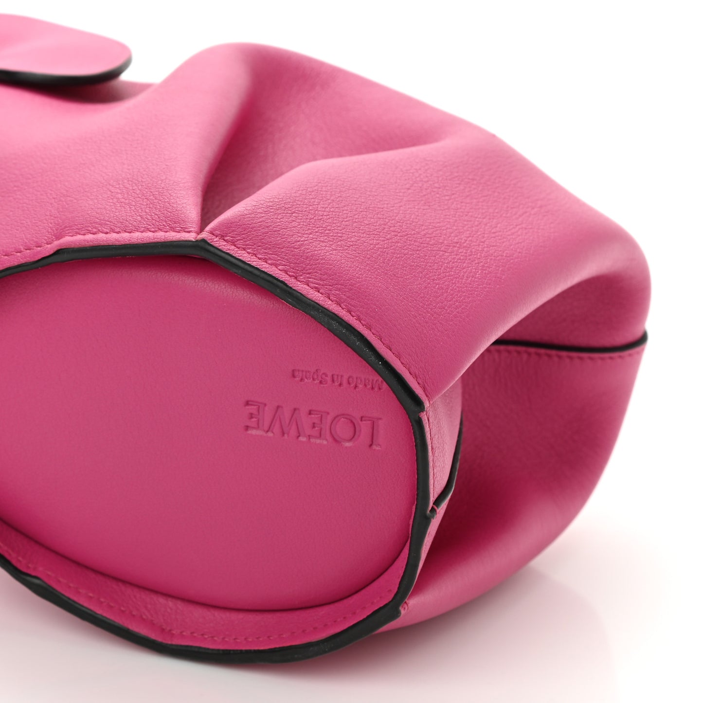 Calfskin Mini Elephant Crossbody Bag Fuchsia