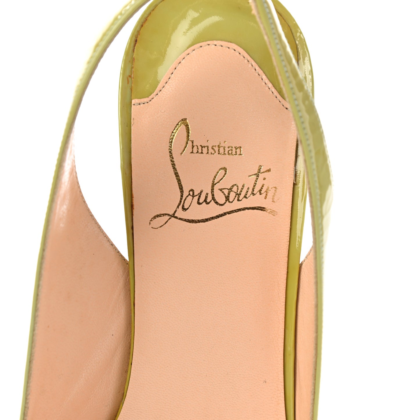 Patent Slingback Pumps 39.5 Green