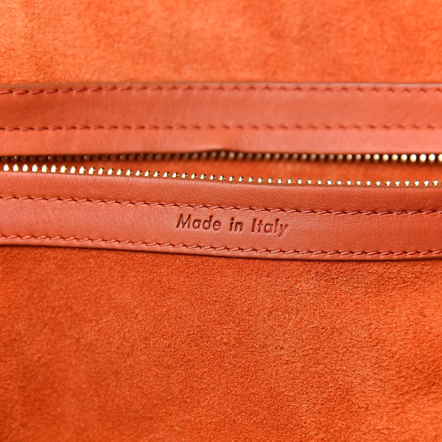 Supple Calfskin Medium Phantom Luggage Orange