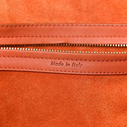 Celine Supple Calfskin Medium Phantom Luggage Orange 6 of 16