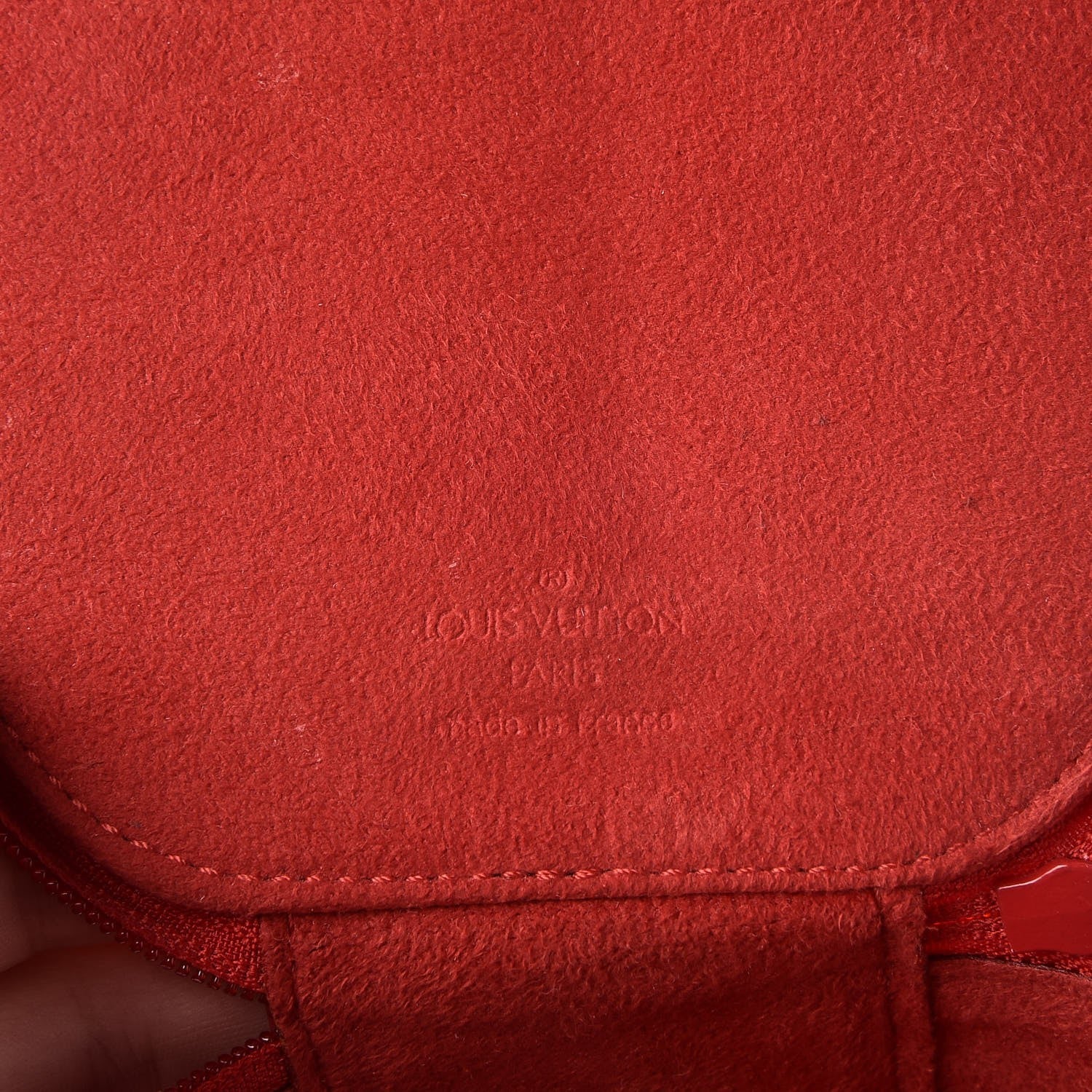 Louis Vuitton Epi Ecrin Bijoux 12cm Jewelry Box Case Rouge 7 of 9