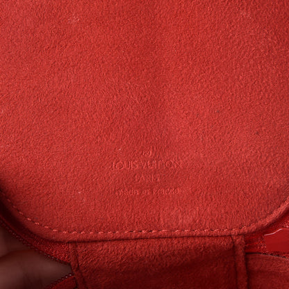 Louis Vuitton Epi Ecrin Bijoux 12cm Jewelry Box Case Rouge 7 of 9