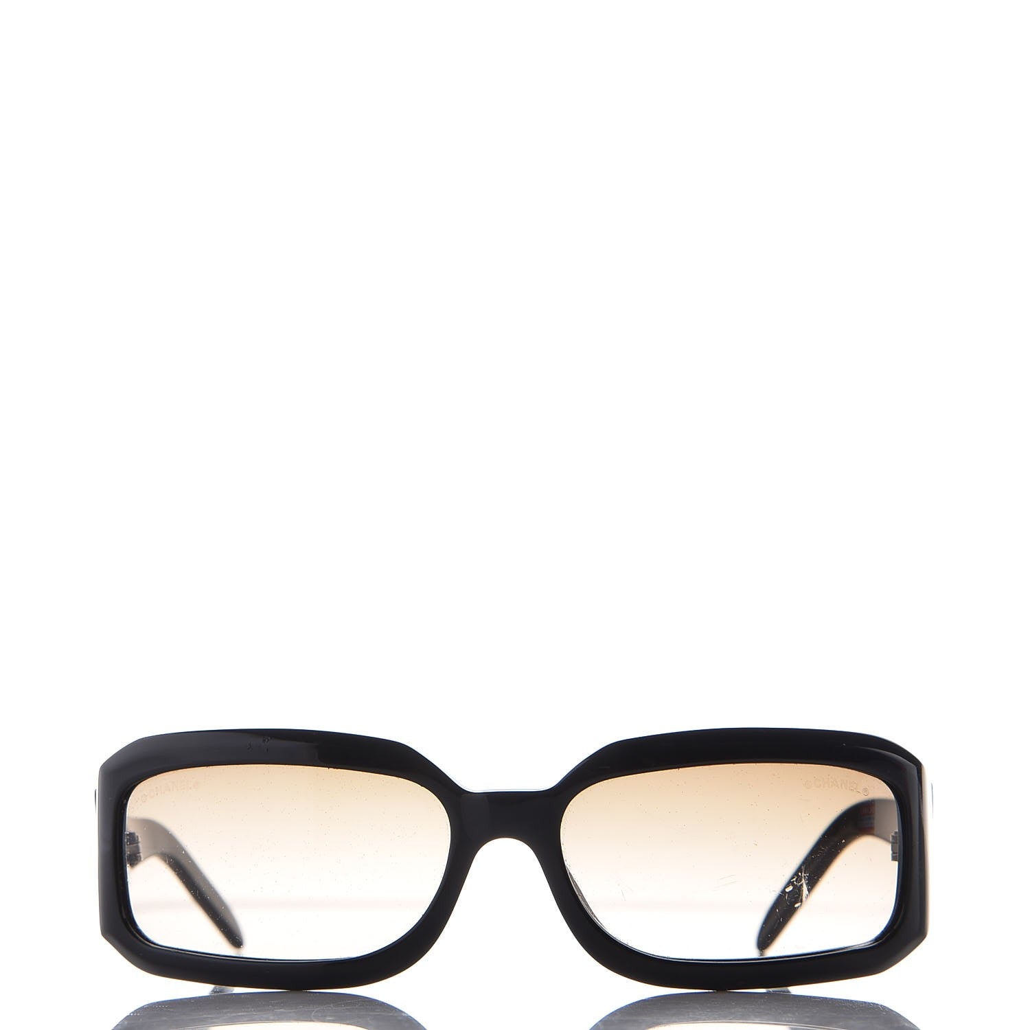 Chanel Crystal CC Sunglasses 5064 Black 282683 – FASHIONPHILE