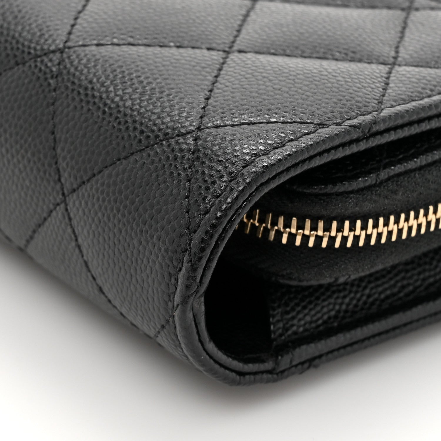 Chanel Caviar Quilted Phone Holder Wallet on Removable Chain Black 14 of 17