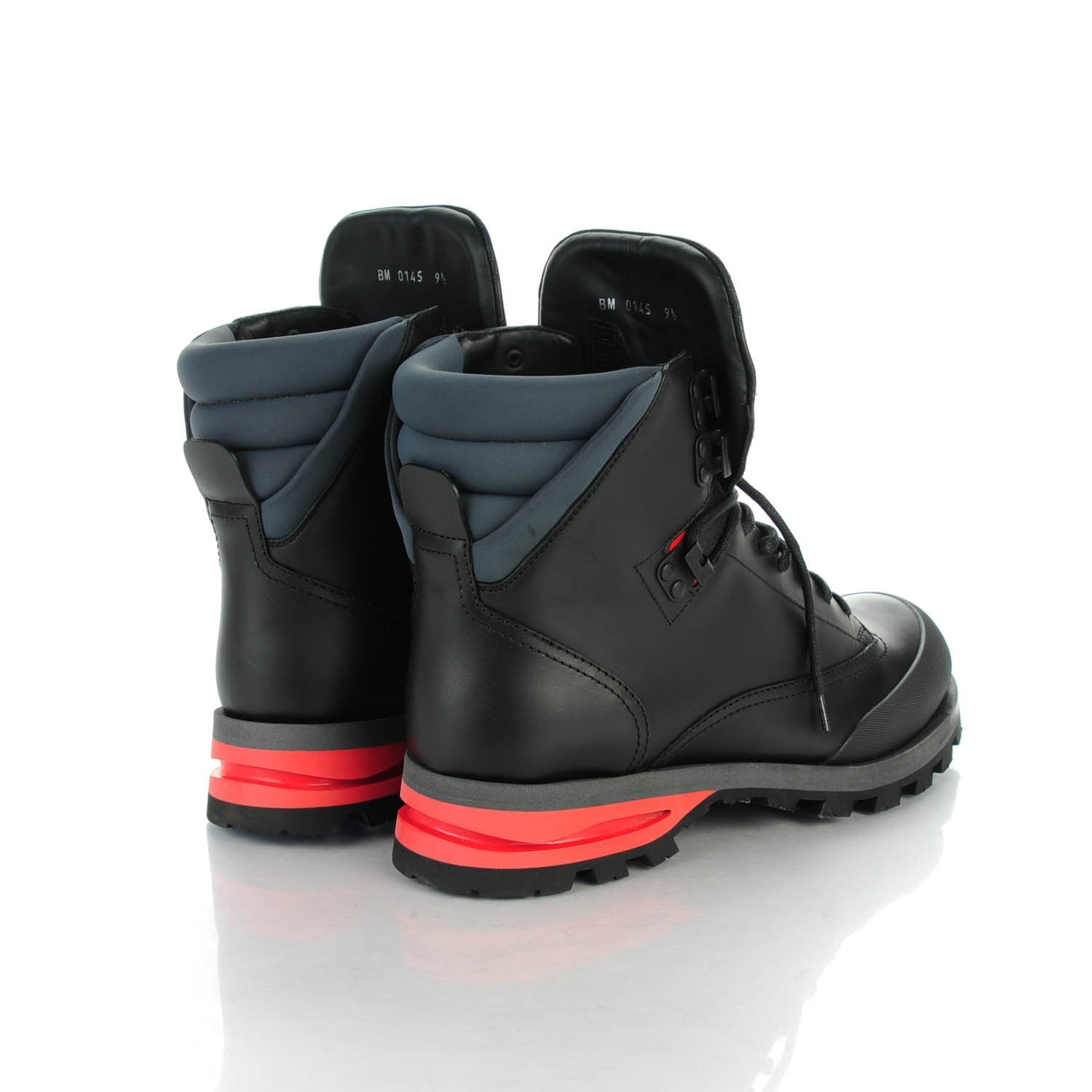 Louis Vuitton Calfskin Damier Blizzard Ankle Boots 9.5 Black 4 of 7