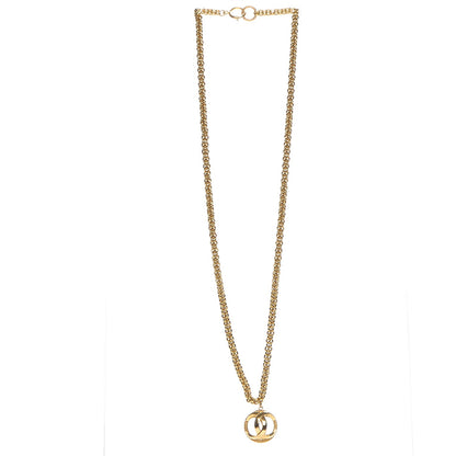 Chanel CC Pendant Chain Necklace Gold 4 of 6