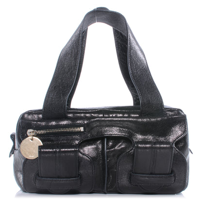 Chloe Leather Saskia Zip Top Tote Black 1 of 9