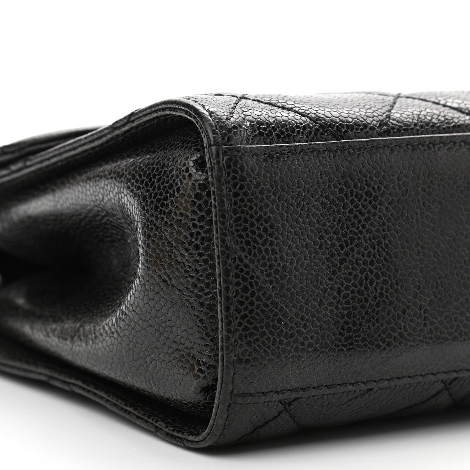 Chanel Crumpled Grained Calfskin Medium CC Crave Flap Black 8 of 9
