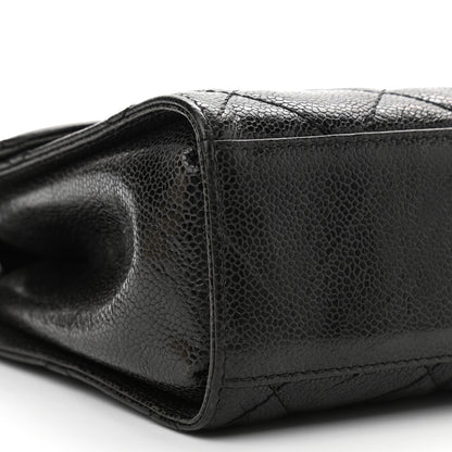 Chanel Crumpled Grained Calfskin Medium CC Crave Flap Black 8 of 9