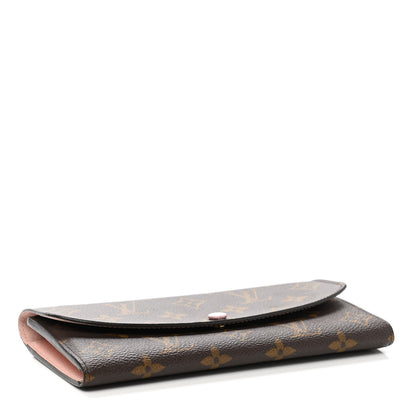 Louis Vuitton Monogram Emilie Wallet Rose Ballerine 4 of 8