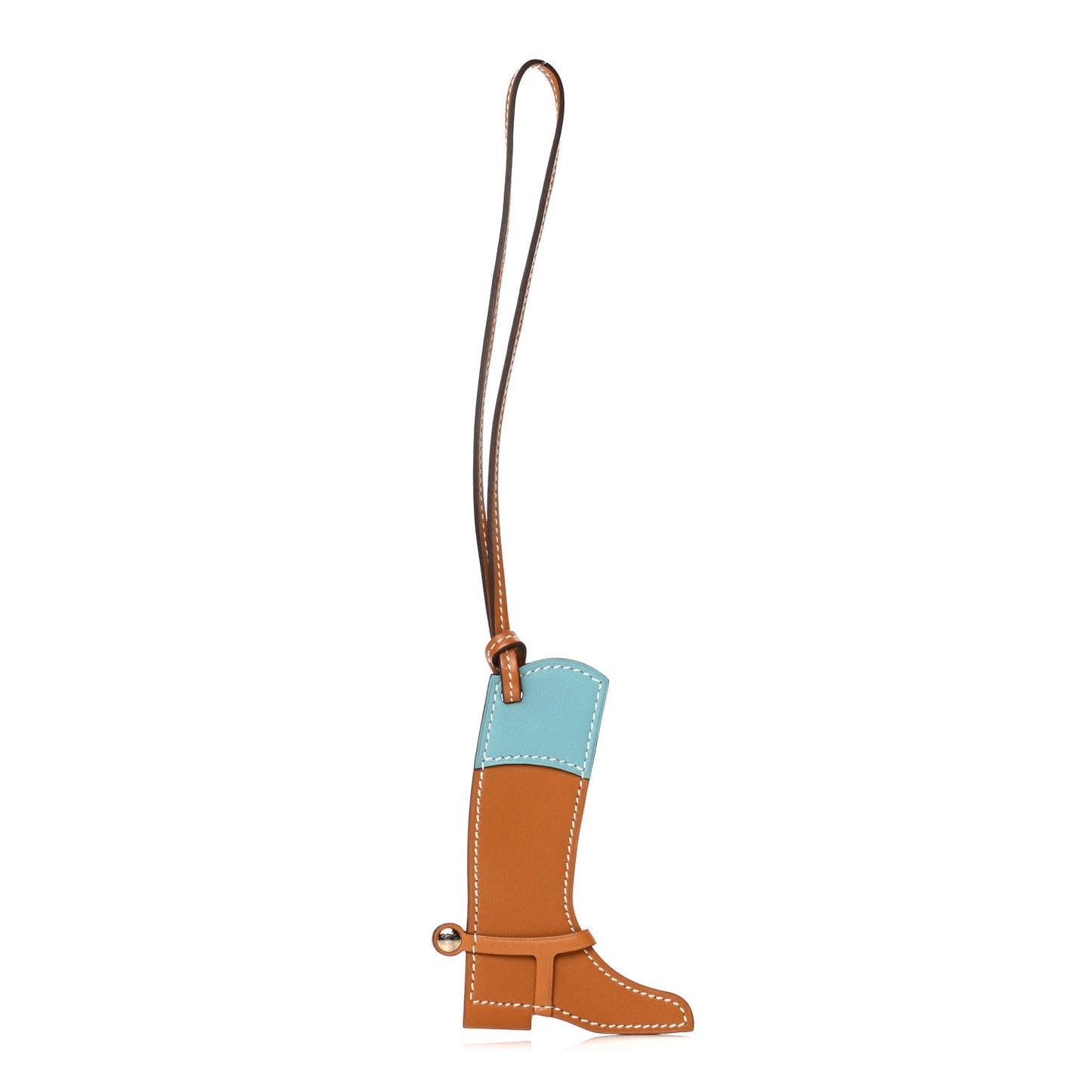 Butler Swift Paddock Botte Boot Bag Charm Natural Bleu Saint Cyr