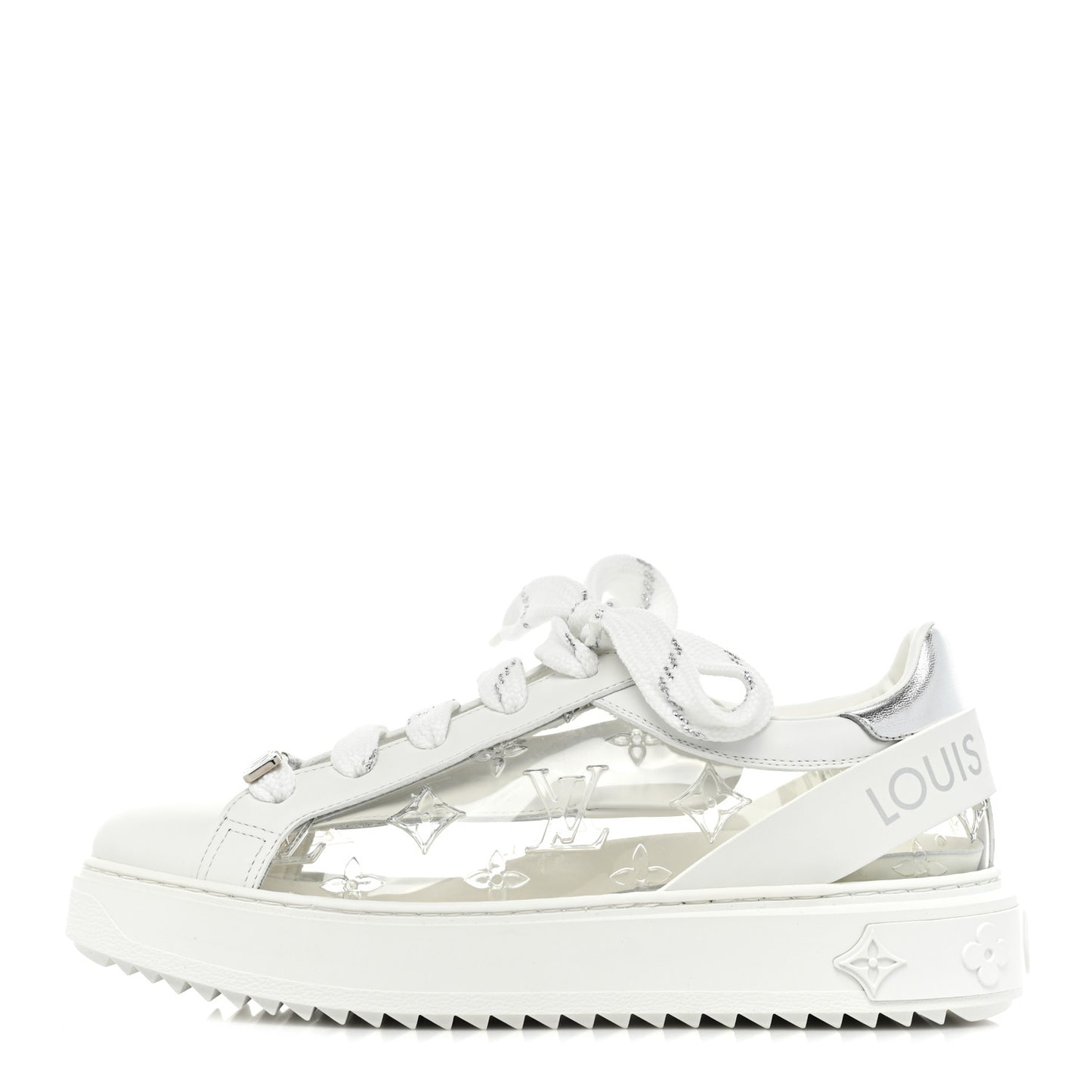 Monogram PVC Time Out Sneakers 39 Silver