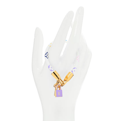 Louis Vuitton Monogram Multicolor Luck It Bracelet 17 White 2 of 5