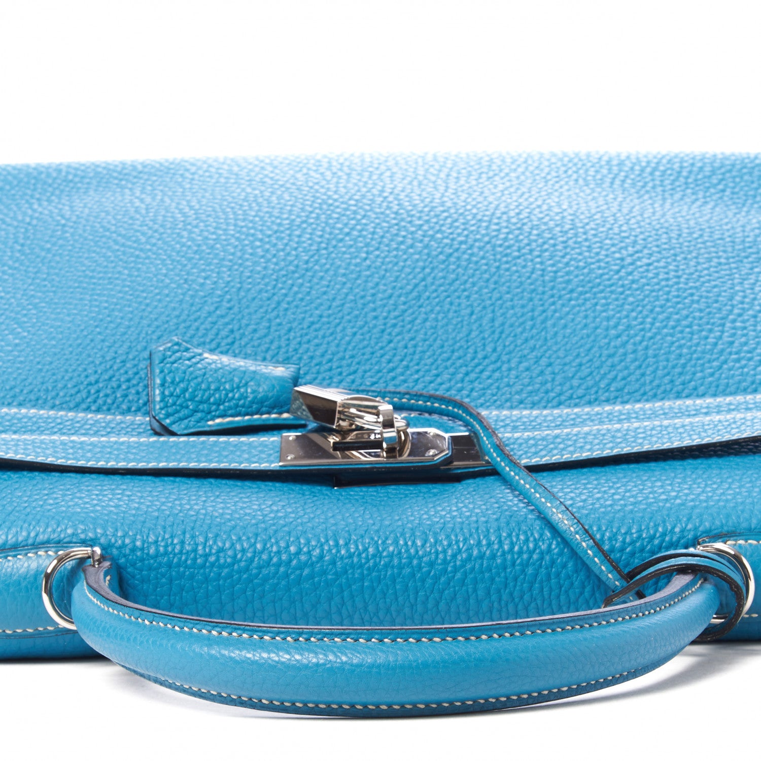 Hermes Togo Kelly Sellier 35 Blue Jean 7 of 35