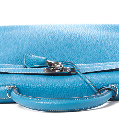 Hermes Togo Kelly Sellier 35 Blue Jean 7 of 35