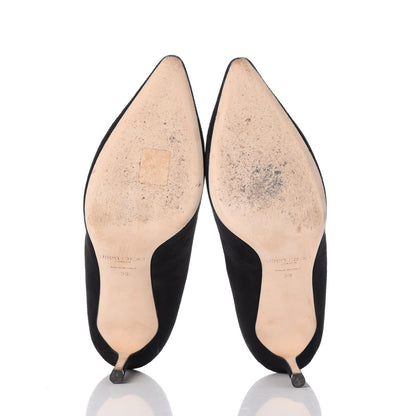 Jimmy Choo Suede Romy 85 Pumps 39 Black 7 of 13