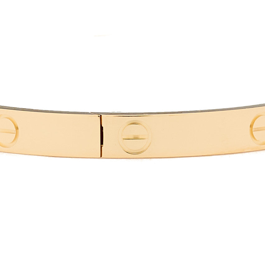 18K Yellow Gold Medium LOVE Bracelet 17