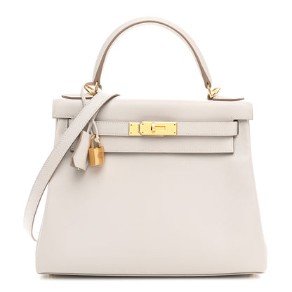 Hermes Evercolor Kelly Retourne 28 Gris Perle 1 of 12