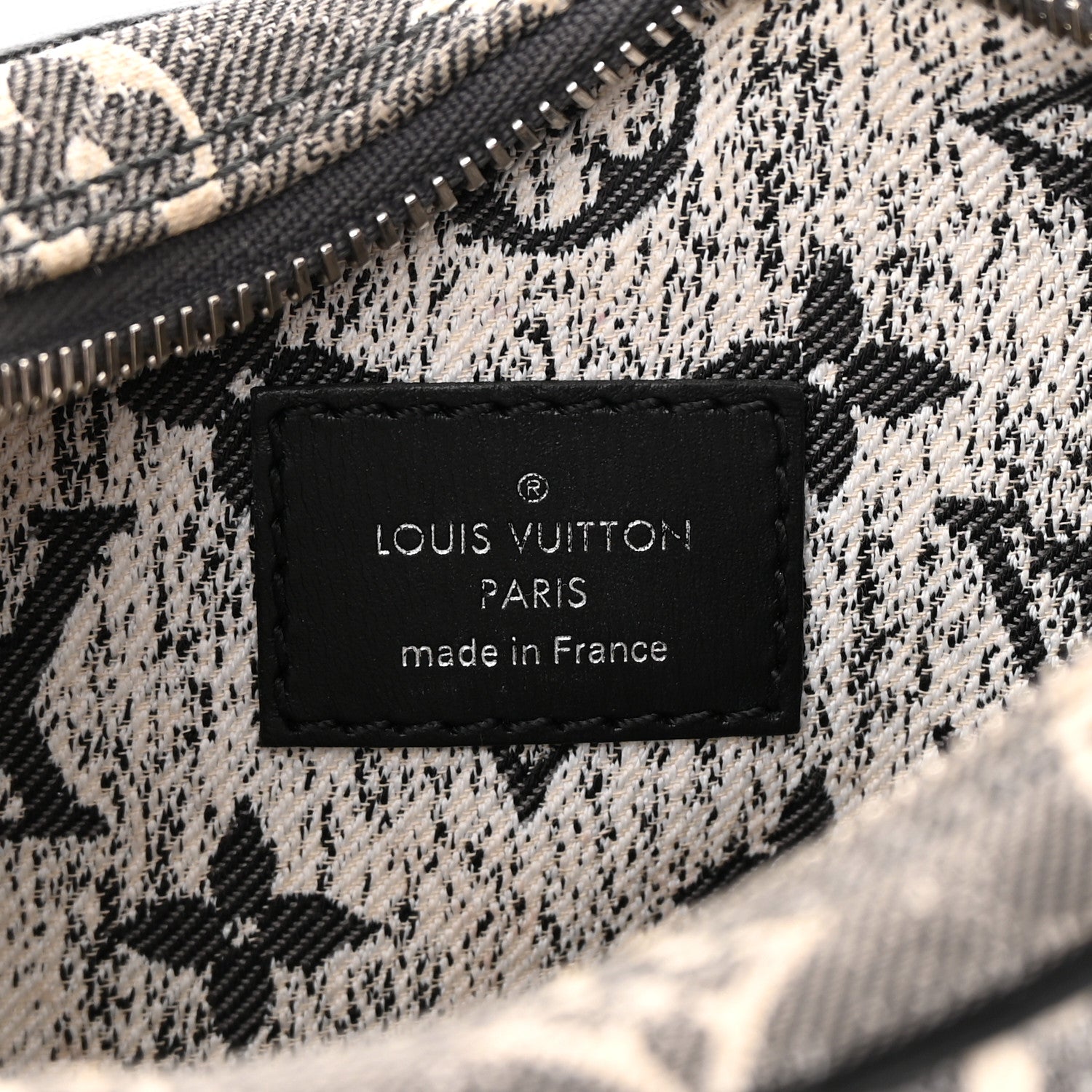 Louis Vuitton Monogram Jacquard Denim Loop Black 6 of 11