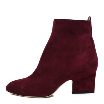 Jimmy Choo Suede Autumn 65 Ankle Boots 36.5 Vino 1 of 7